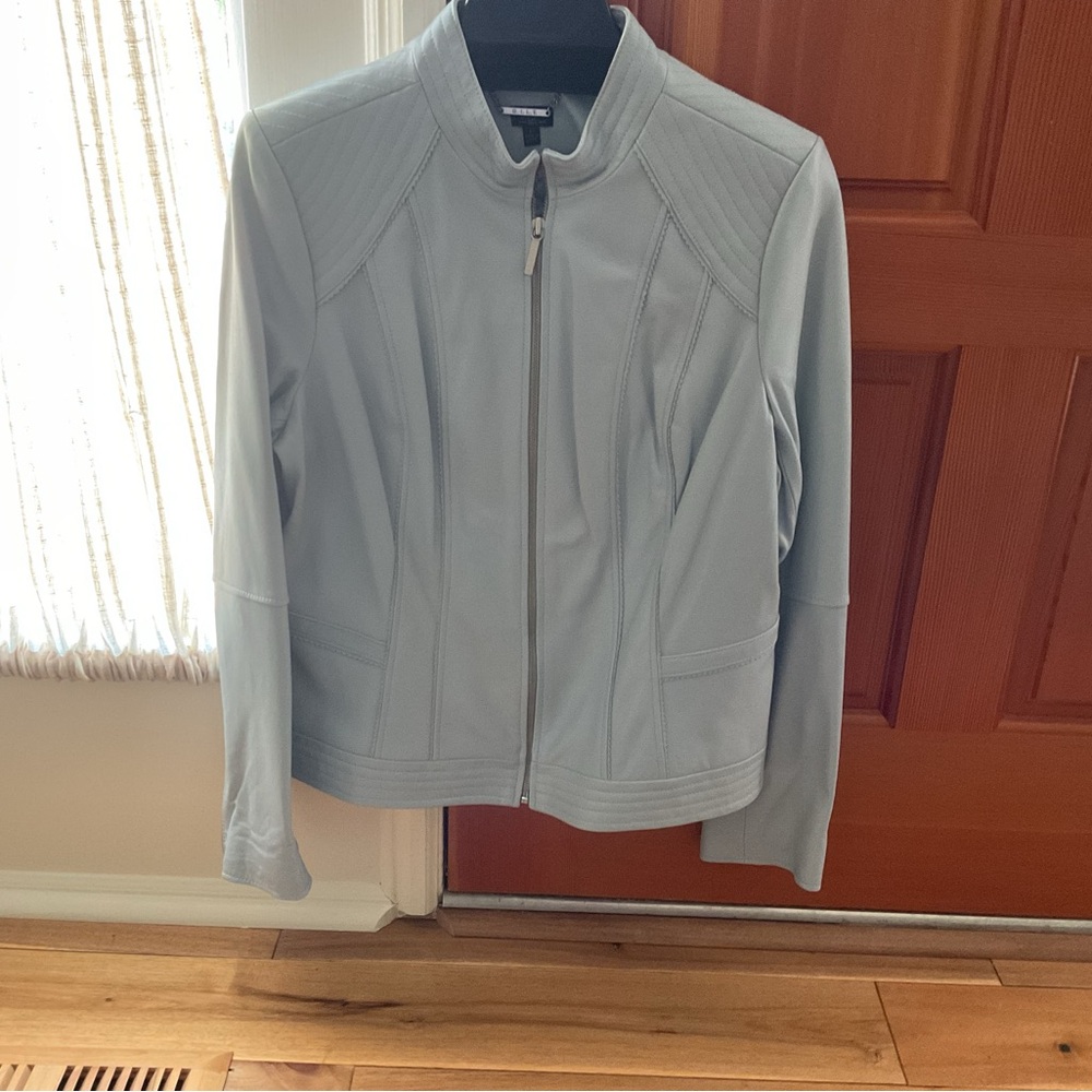 G.I.L.I. Women's pale blue Leather Jacket